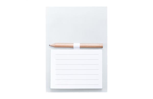 Pecfri Magnetischer Notizblock, weiss