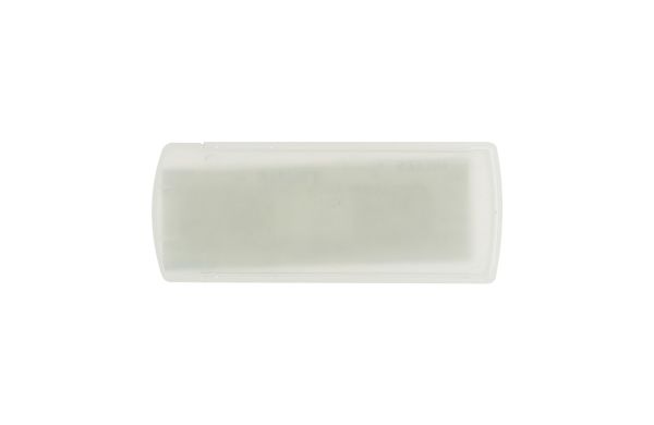 Pflasterbox, gefrostet weiss