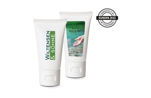 Pflegetube Basic 50 ml - 2in1 Duschgel Body & Hair sensitiv mit Aloe Vera und Panthenol