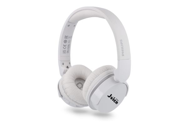Philips Bluetooth On-Ear-Kopfhörer mit 55 Stunden Spielzeit, weiss