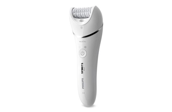 Philips Epilator für Beine und Körper, nass und trocken, weiss