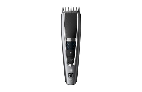 Philips Haarschneidemaschine mit waschbarem Kabel und Zubehör, gun metal - dark