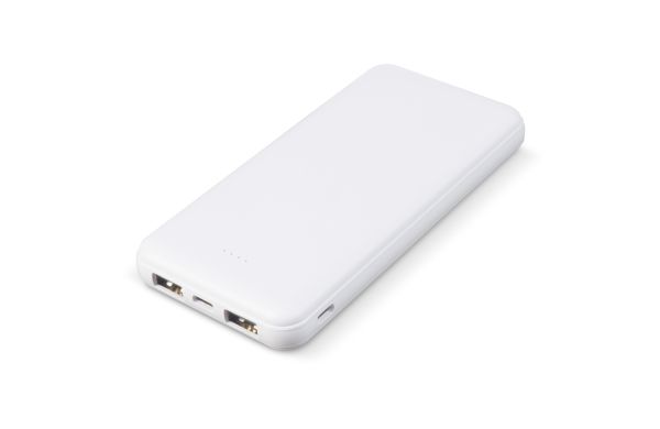 Powerbank „Elite“ inkl. Wireless-Charger, 5W, 8.000mAh, weiss