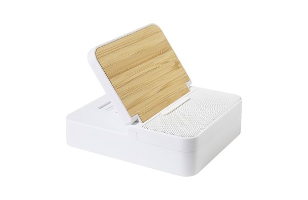 RABS Wireless-Charger/Lautsprecher Hobofi, weiß