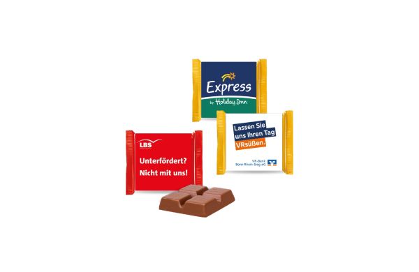 Ritter SPORT Mini mit Werbebanderole Klimaneutral FSC