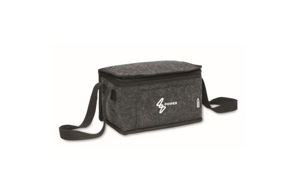 FOOLER RPET-Filz-Kühltasche, steingrau