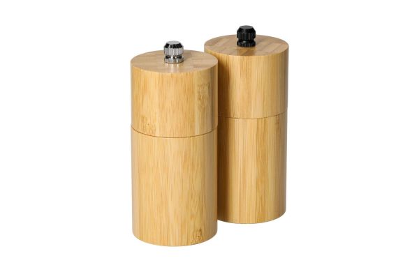 Salz- und Pfeffermühlen-Set "Grind", klein, natur