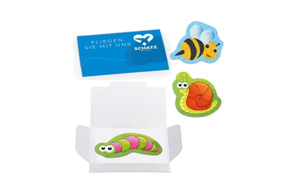 Samenpapier lustige Tierchen