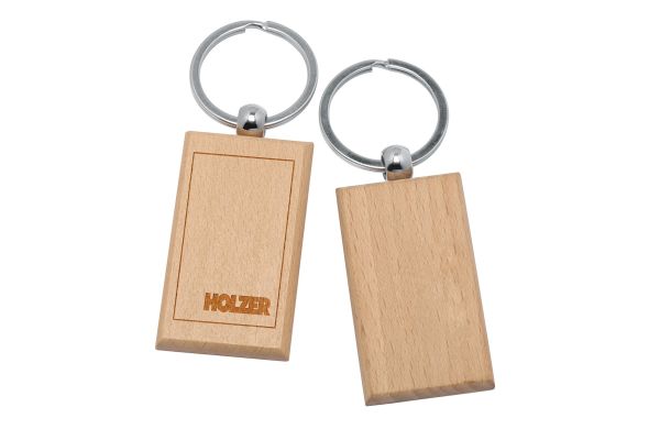 Schlüsselanhänger Holz_ beige