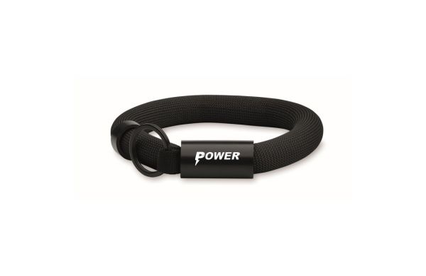 POLLY Schlüsselring mit Armband, schwarz
