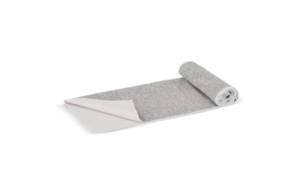 Schnelltrocknendes Handtuch R-PET 30x80cm Sublimation, weiss/grau