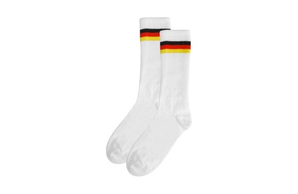 Socken "Germany", 38-41, weiss