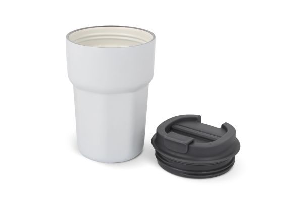 T-ceramic Thermobecher mit Deckel Zambezi 350ml, weiss