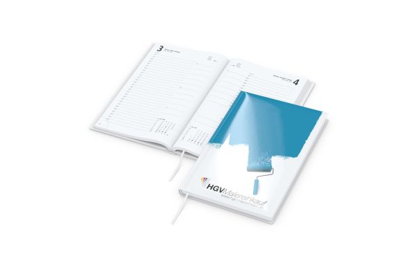 Tageskalender Basic Mo.–Fr. je 1 Seite 320 Seiten Papier-Hardcover