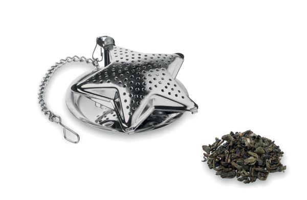 Tee-Ei Stern - silber matt