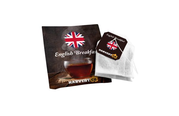 Teebeutel mit eigenem Label, Weiß