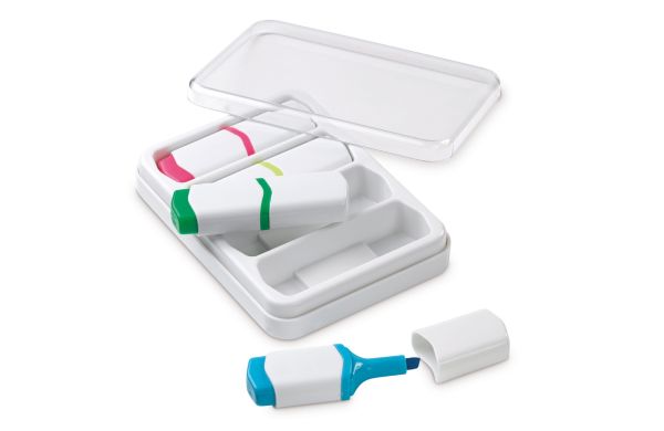 Textmarkter Set 4St. 75mm, weiss