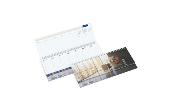 Tisch-Querkalender Master Monatsregister EXPRESS 1 Woche = 2 Seiten 8–21 Uhr