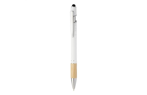 Touchpen mit Kugelschreiber Bonnel, weiss