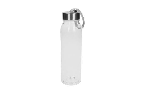 Trinkflasche Active "Pure", 650 ml, transparent/silber
