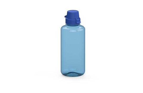 Trinkflasche "School", 1,0 l, blau/blau
