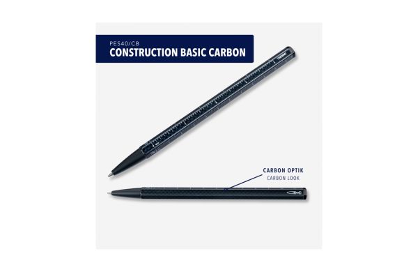 TROIKA Multitasking-Kugelschreiber CONSTRUCTION BASIC CARBON