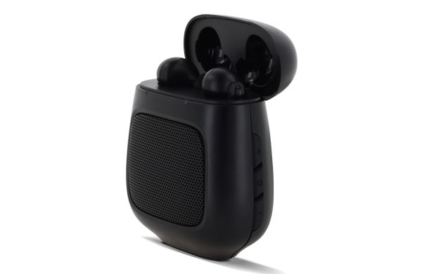 TruWireless Earbuds with Speaker 3W, schwarz
