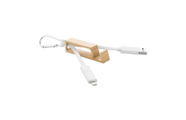 USB-Ladekabel Boppy, weiß/natur