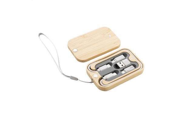 USB-Ladekabelset Cabsly, natur