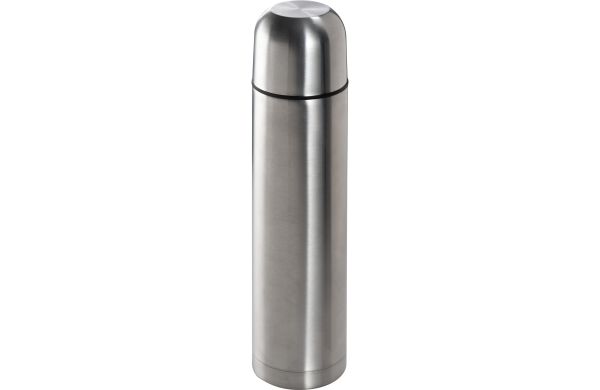 Vakuum Isolierkanne aus Edelstahl, 1000ml - silbergrau