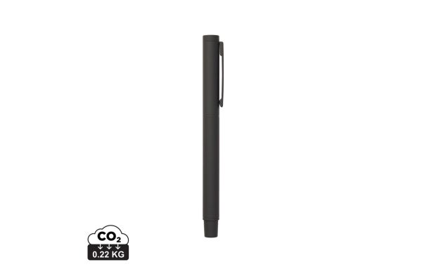 VINGA Baltimore Stift aus RCS recyceltem Stainless-Steel, schwarz, blau