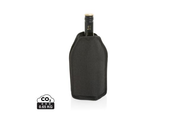 Vino AWARE™ rPET Weinkühler-Sleeve, schwarz