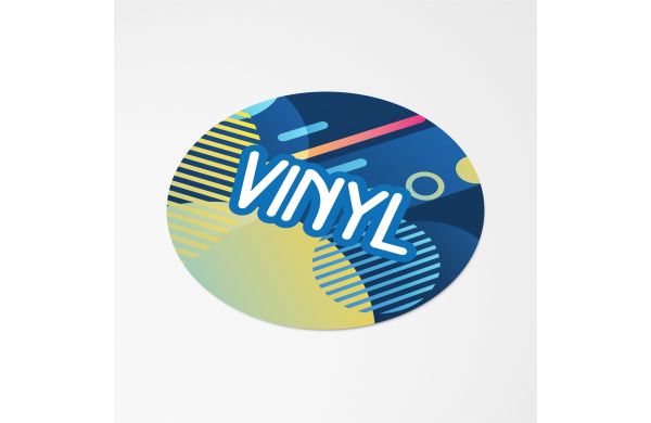 Vinyl Sticker Rund Ø 45 mm, weiss