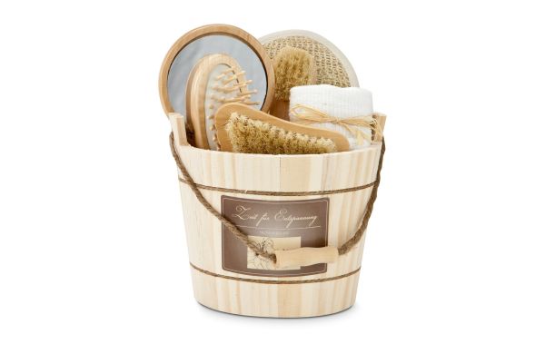 Wellness-Geschenkset: Holzzuber