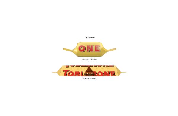 Werbedreieck Long, Toblerone Riegel 35 g