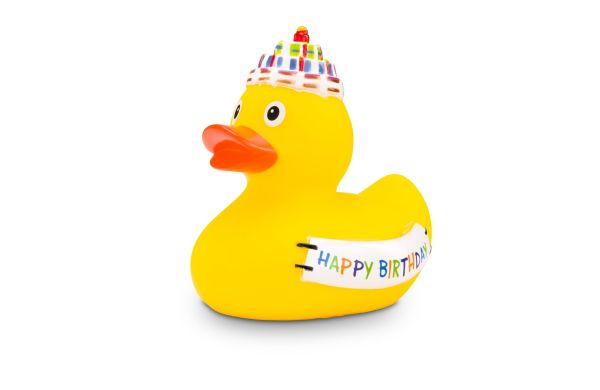 Werbeente Gabi Geburtstag