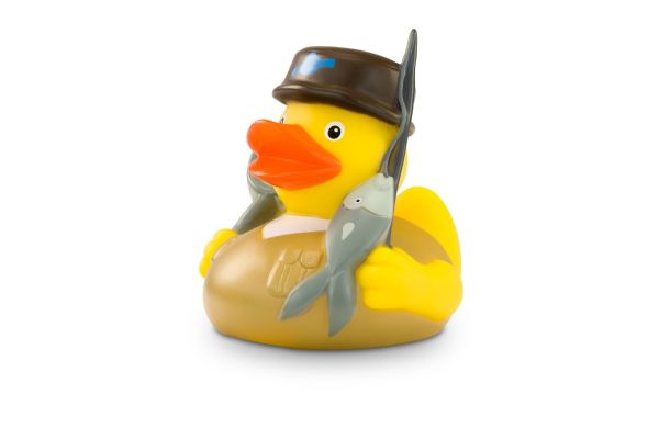 Werbeente Petri Heil
