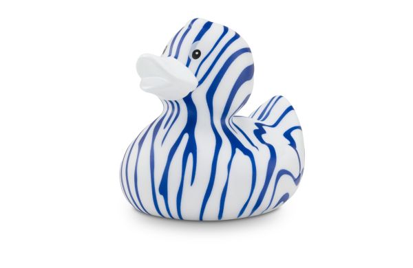 Werbeente Zacharias Zebra,ca. 8 cm