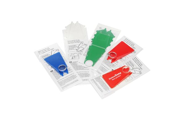 Zeckenentferner mit Lupe in Einzelverpackung_ blau