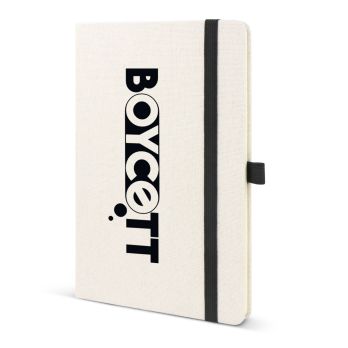 Notizbuch aus recycelter Baumwolle & R-PET A5
