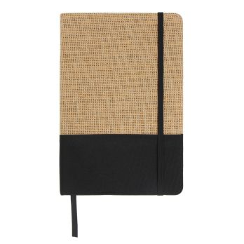 Notizbuch Jute R-PET GRS