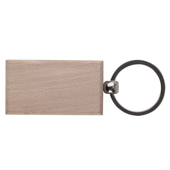 Schlüsselring Holz rechteckig
