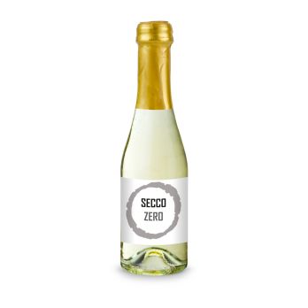 Secco ZERO - Schäumendes Getränk aus alkoholfreiem Wein - Flasche klar - 0,2 l