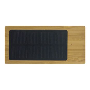 Solar Powerbank Bambus 8.000mAh