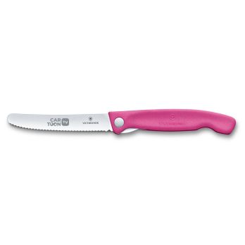 Swiss Classic Haushaltsmesser Picknickmesser mit Wellenschliff