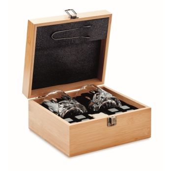 INVERNESS Whisky Set in Bambus Box