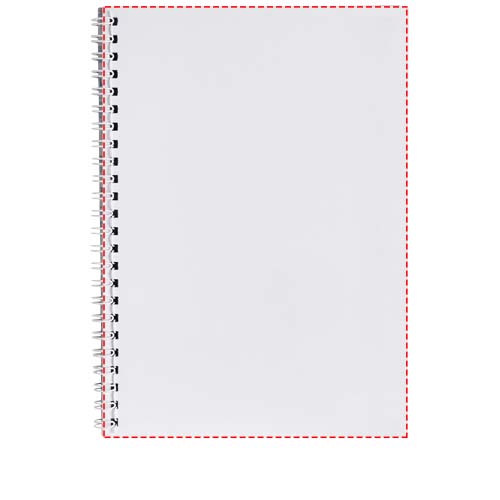 Rückseite der Blätter (Hochformat, Rücken rechts) (210 x 297 mm)
