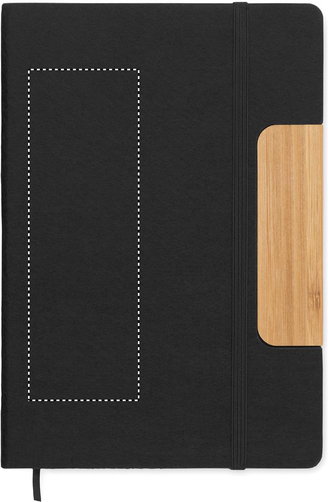 Notizbuch Vorderseite (15 x 5 cm)
