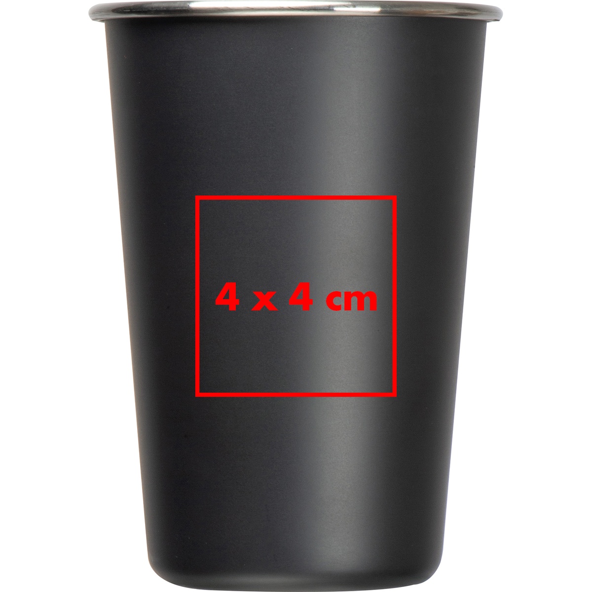 Auf dem Becher (4 x 4 cm)