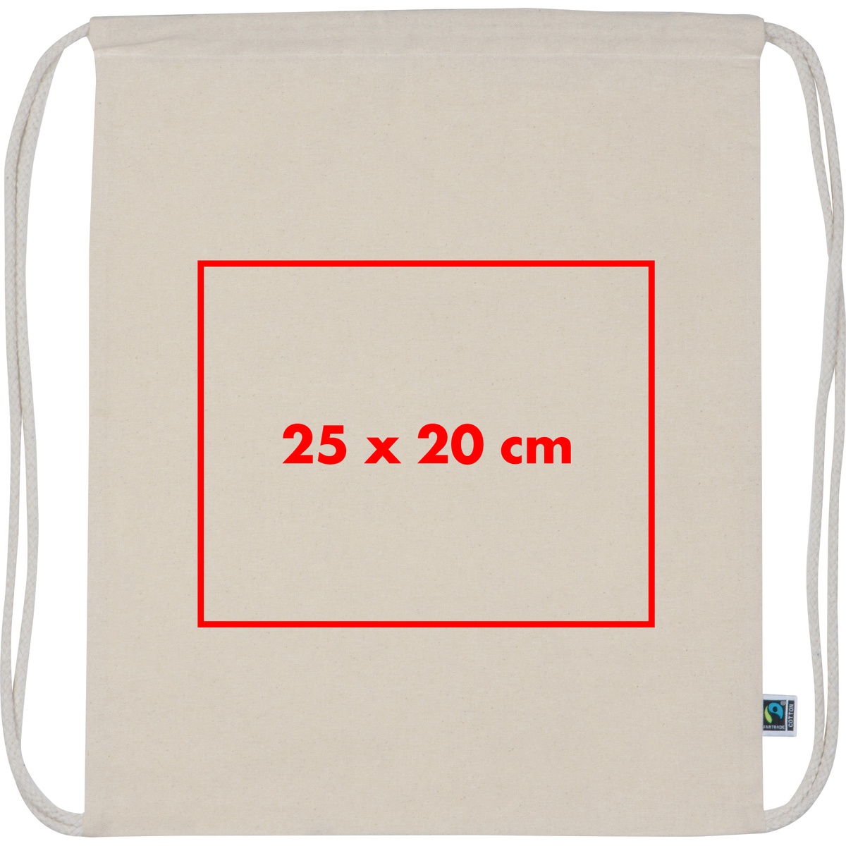 Auf der Vorderseite (25 x 20 cm)